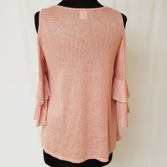 Pink Cold Shoulder Top - Picture 5 of 5